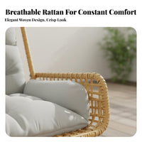 Ergonomic Rocking Lounger Relaxing Motion Leisure Furniture Full physique Support Removable Padding for Seniors, spineyard, Lawn