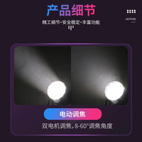 （下单备注要欧规）19颗调焦防水帕灯舞台灯光户外染色圈控电动变焦景观亮化 欧规