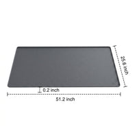 Silicone Pet Mat and Dog Mat with Honeycomb Texture, Non-Slip Cat Mat for Food, Pet Feeding Mat with Raised Edge for Spotless Floors