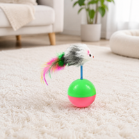 Interactive Cat Toys, 2 Pieces of Smart Polymer Birds with Weighted Base, for Kittens and Adult Cats