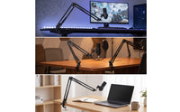 Microphone Mic Stand   Arm with Desk Clamp Articulated Microphone Mic Stand   Arm Heavy-Duty for Streamers, Vocalists, Podcasting