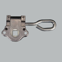 Awning Head Fitting Aluminum Alloy Canopy Support Fitting Dark Metallized Finish Rain Shelter Connector