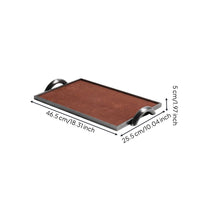 Decorative Tray Easy to Clearvelvet Tray Gold Finish Decor Accessory