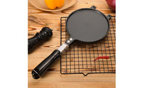 Gas Cooktop Compatible Double-Sided Oval-Shaped Pastry Roll Pan Non-Stick Surface Stovetop Waffle Cone Creator Easy to Clean Oval-Shaped Pastry Roll Creator Pan Heats Evenly for DIY Enthusiasts