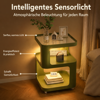 rolling side table