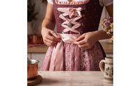 Dirndl Dress with Apron Floral Dirndl with Apron Traditional Bavarian Costume for Beer Festival