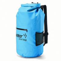 Quick-Access Dry Bag with Front Pocket Sturdy Dry Bag with Mesh Pocket Compact Waterproof Backpack Heavy Duty for Kayakers, Swimmers, Kayaking, Beach