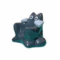 Black Cat Dice Holder Portable Cute Cat Dice Stand Charming Art for Desk Decor