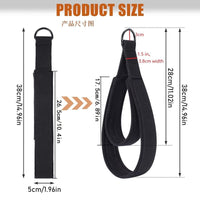 Yoga Pilates Ring with Double Loop Strap and Foot Pedal