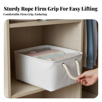 Foldable cloth container foldable Organizer Box Easy to clean for On Shelves, Families