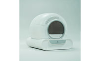 Self-Cleaning Electric Litter Box with Grated Step Smart Enclosed Cat Litter Box Low-Noise Pet Supply Washable for Apartments