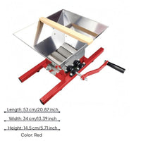 Manual Fruit Crusher Wooden Top Crossbar Hand-Cranked Fruit Crusher