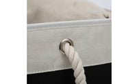 Stair Basket with Rope Handles Space-Saving Stair Storage Basket with Handle Sturdy Bin for Stairs