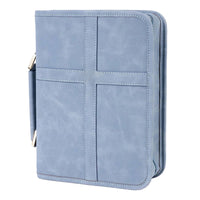 PU Leather Bible Holder Water-Resistant Bible Carrying Case with Handle for Men