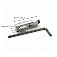 Screw Extractor with Hex Key Chrome Molybdenum Stripped Fastener Tool Heavy-Duty