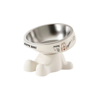 Pet Bowl with Stand Ergonomic Feeder Sturdy for Young Dogs