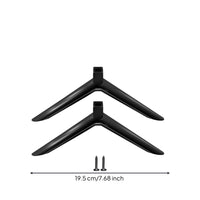TV Base Bracket Slimline TV Stand Base Television Stand Legs Allall-in-One Hardware Replacement for Living Room, Bedroom