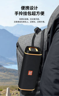 蓝牙音响无线音箱HiFi音质重低音炮超大音量户外无线德国柏林之声 蓝色【旗舰版】双低音振膜★六种播放模式★1000毫安超长续航★HIFI音效