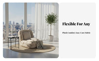 Human-Sized Pet Bed Foldable Stress Sign Lazy Sofa Adjustable Backrest Space-Saving for Two People, Stu Stress Nts, Balcony