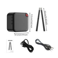Compact Portable Simulated Drum Kit Quiet Practice Air Drum Sticks Realistic Sound Simulated Drumsticks Kit for Travel