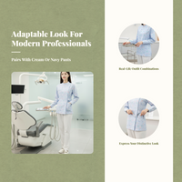 Women's Scrubs Set Stretch Multi Pocket Comfortable Workwear