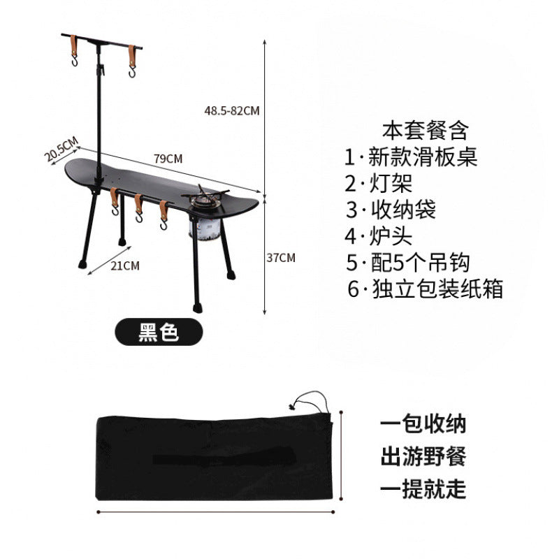 Blk Stove Table SET