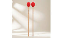 Wooden Marimba Mallets with Beech Wood Handle Warm Marimba Mallet with Wood Handle Professional Glockenspiel Mallets Balanced for Studio, Practice