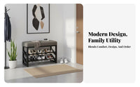 Padded Shoe Rack Bench multipurpose Use paddeded Shoe Rack Bench Multi-Purpose