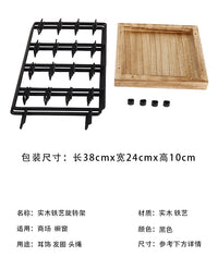 360度旋转饰品收纳直播首饰架手串收纳耳环戒指多用途置物架多层