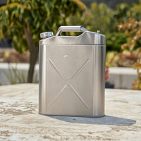 Fuel Can with Hose Metal Stainless Steel Fuel Can Long-Lasting