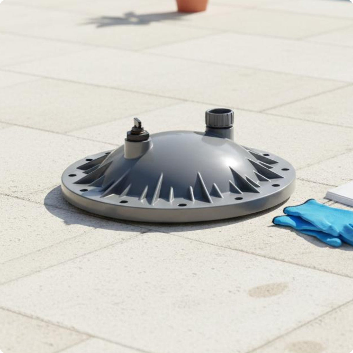Pool Filter Cover with Vent Plug Complete Accessory Set