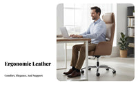 Reclining Computer Chair with Footrest Comfortable for Long Sitting Office Furniture Ergonomic Design Highspine assistance