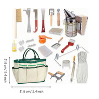 Beekeeping Starter Kit with Tote Bag Portable for Beginners, Hobbyists