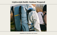 Lightweight foldable daypack for hiking and camping