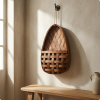 Teardrop Wall Basket Flower Decorative Home Decoration Storage
