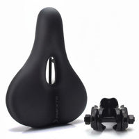 Soft & Comfortable Waterproof Mountain Bike Seat Shock Absorbing Memory Foam Bike Saddle Breathable Design Cycling Gear for Cyclists