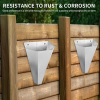 Heavy Duty Metal Poultry Cone Flat Back Funnel Poultry Restraint Cone