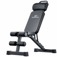 Heavy Duty Construction Adjustable Weight Bench Non-Slip Feet Fitness Equipment High-Density Foam Padding Exercise Chair Ergonomic Design for Men, Home Gym