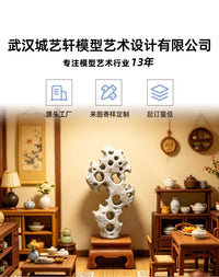 微景观仿真摆件假太湖石园艺造景中式庭院装饰小摆件diy娃娃屋