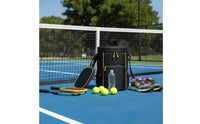 Pickleball Bag Waterproof Bottom Tennis Ball Holder Material Crossbody Ball Tote for Coaches, Training