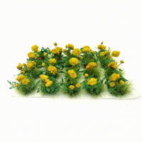 Model Grass with Flowers DIY Miniature Flower Landscape Natural for Sand Tables