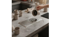 Automatic Cup Rinser High Pressure Built-in Cup Rinser Multi-Angle Spray Glass Rinsing Faucet Attachment for Countertop