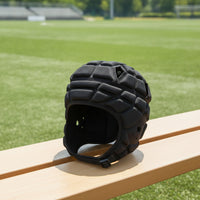 Adjustable Scrum Cap Lightweight Soft Padded Helmet Breathable Soft Shell Helmet Comfortable for Athletes