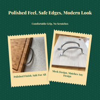 Thick Stainless Steel Handle for Cabinets & Drawers