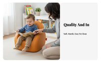 Upholstered child's Armchair Stable Design child's Club Chair for storytime Corner
