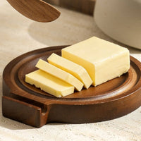 Butter Dish Set Ceramic Butter Keeper Arched Handle