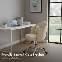 Armless Lowsupport Desk Chair Ergonomic spinerest Office Furniture space-saving Size
