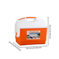 Insulated Container Insulated Chilling Container Cooler with Handle Hard-Sided Portable Ice Chest for Picnics