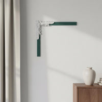 4 Pieces French Design Wall Corner Ornament White Finish PU Corner Applique
