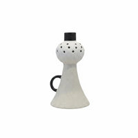 Ceramic Vase Artistic Shape Abstract Vase Handmade Texture Home Decor for Dining Table